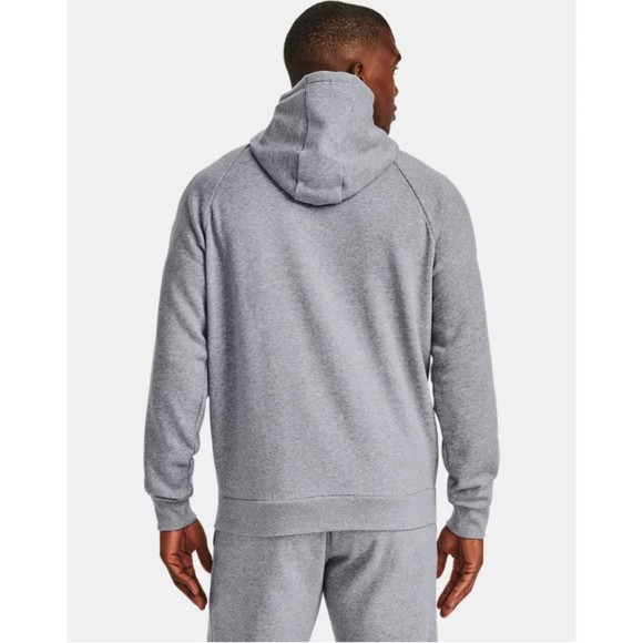 Men's UA Rival Fleece Full-Zip Hoodie L - Picture 3 of 4